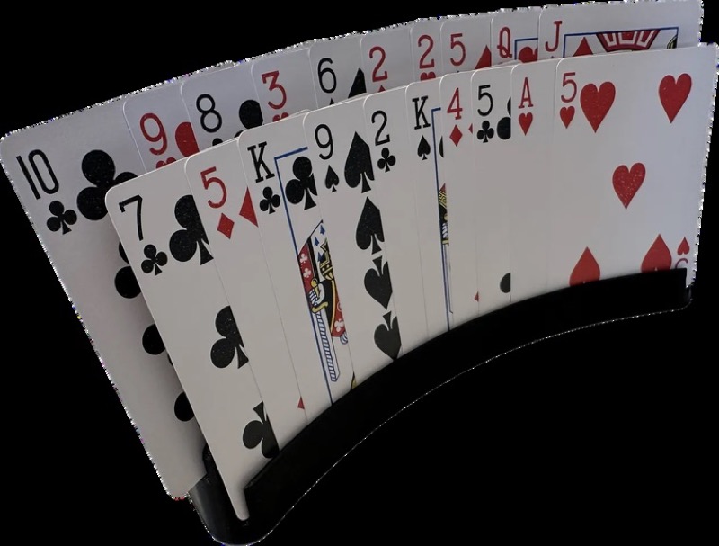 Soporte para cartas de baraja, segundo modelo